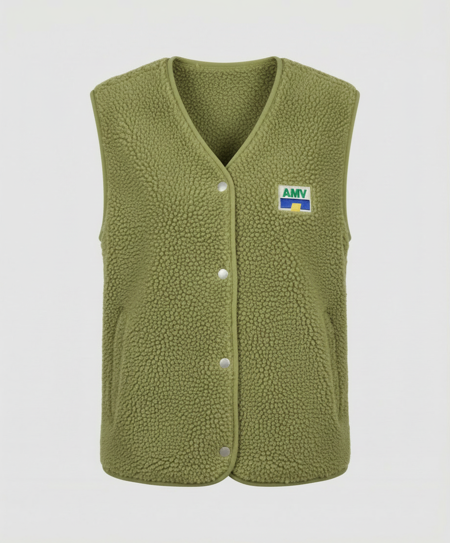 ShopNory | Damen Weste mit Einfacher Knopfverschluss