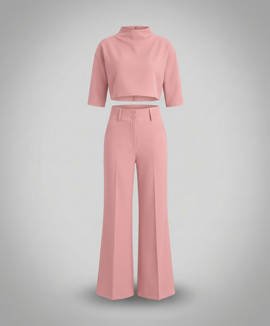 Tailliertes Herbst Hosenset Damen | Heidi-Mode