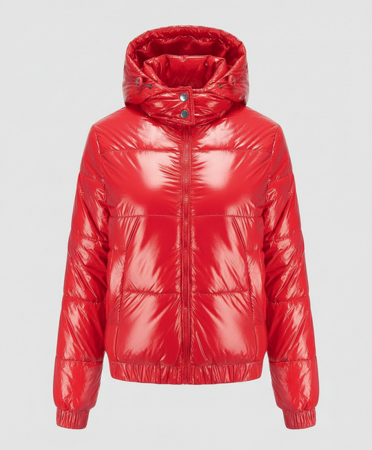 Hochglänzende Damen Steppjacke | Shop Nory