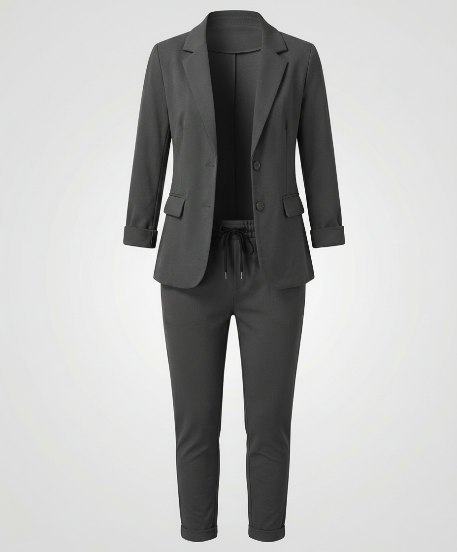 Elegantes Damen Blazer Hosen Set