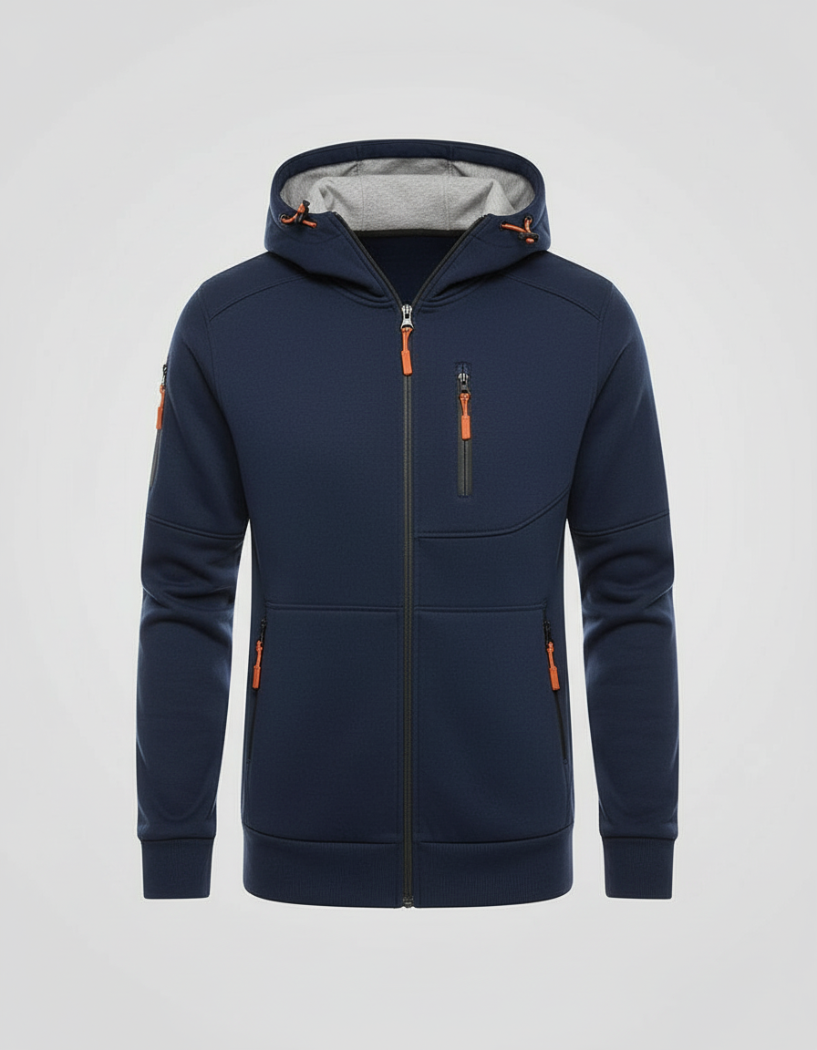 Herren Hoodie Mit Reißverschluss