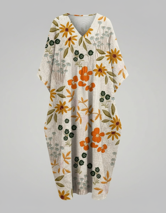 Luftiges Blumen Sommerkleid Damen