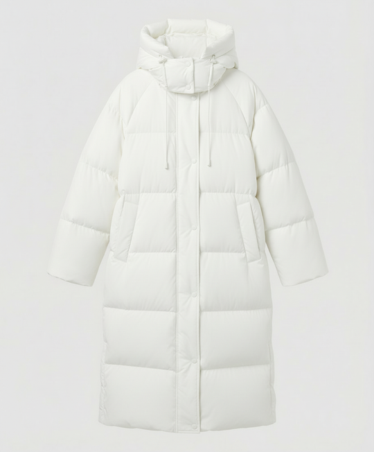 Lange Pufferjacke Damen Winter | Heidi-Mode