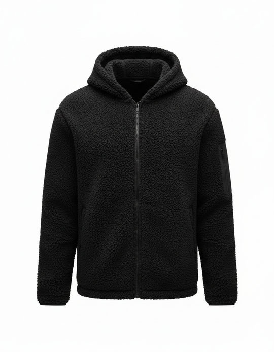 Schwere Fleece Winterjacke