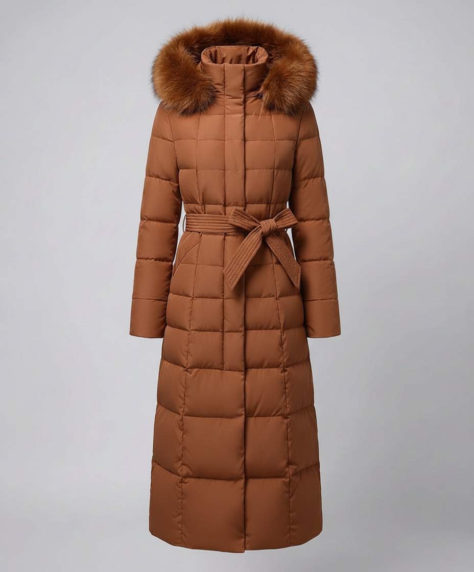 Eleganter Langer Wintermantel Damen | Heidi-Mode