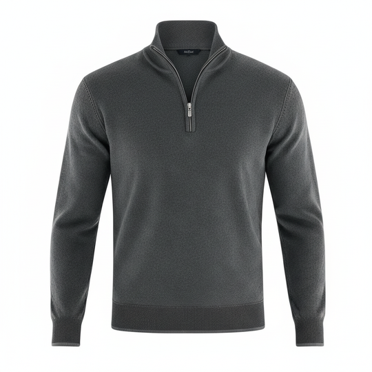 Eleganter Merino Komfort Pullover Damen Reißverschluss Moderne Strickware | Shop Nory