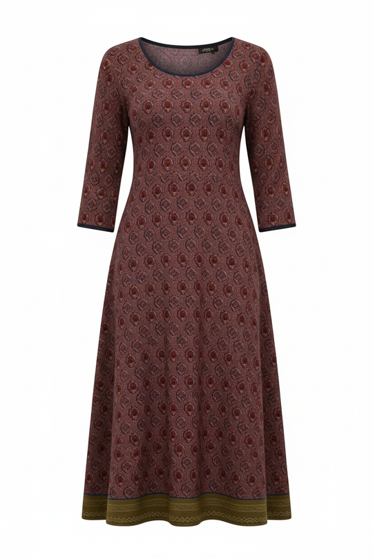 Boho Elegantes Midikleid Damen