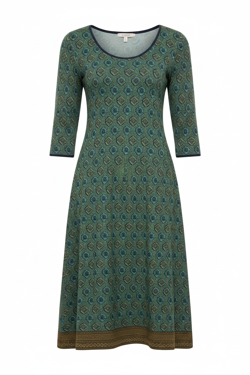 Boho Elegantes Midikleid Damen