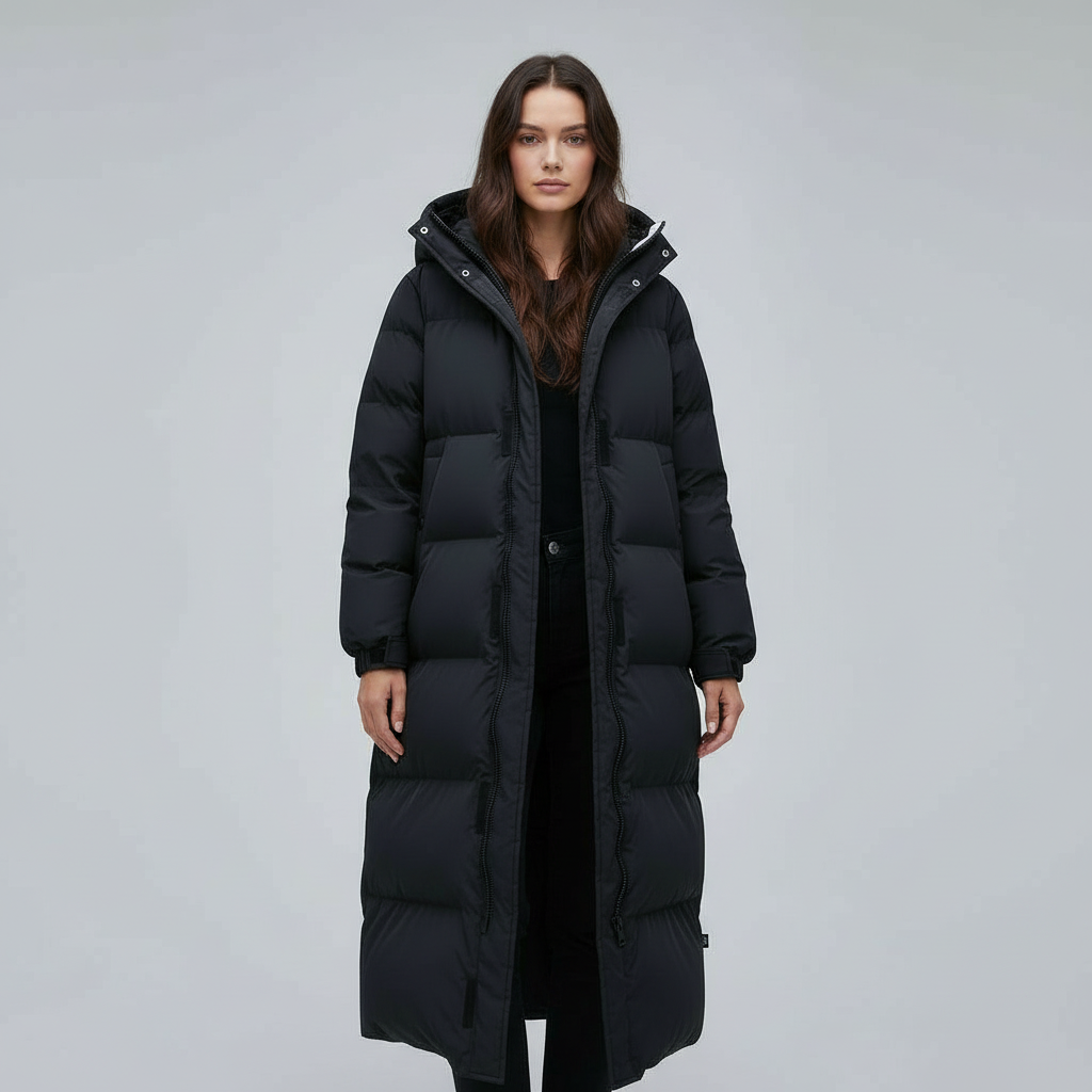 Winddichte Lange Winterjacke Damen | Shop Nory