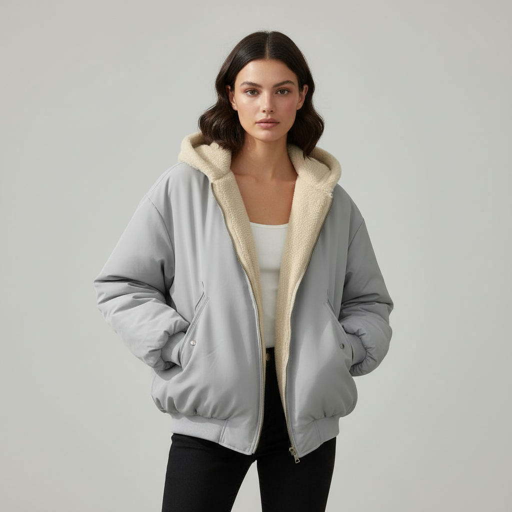 Oversized Winterjacke Komfort