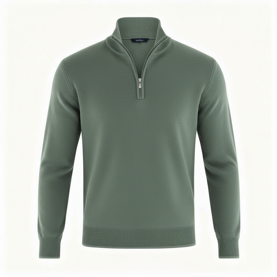 Eleganter Merino Komfort Pullover Damen Reißverschluss Moderne Strickware | Shop Nory