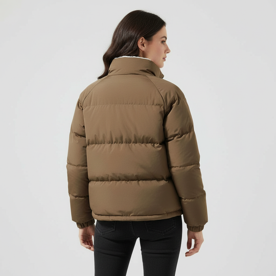 Warm Fleecegefüttert Leicht Pufferjacke Damen | Shop Nory