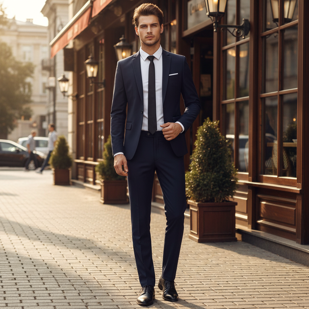 ShopNory | Herren Business Anzug 2-teilig – Sakko & Hose