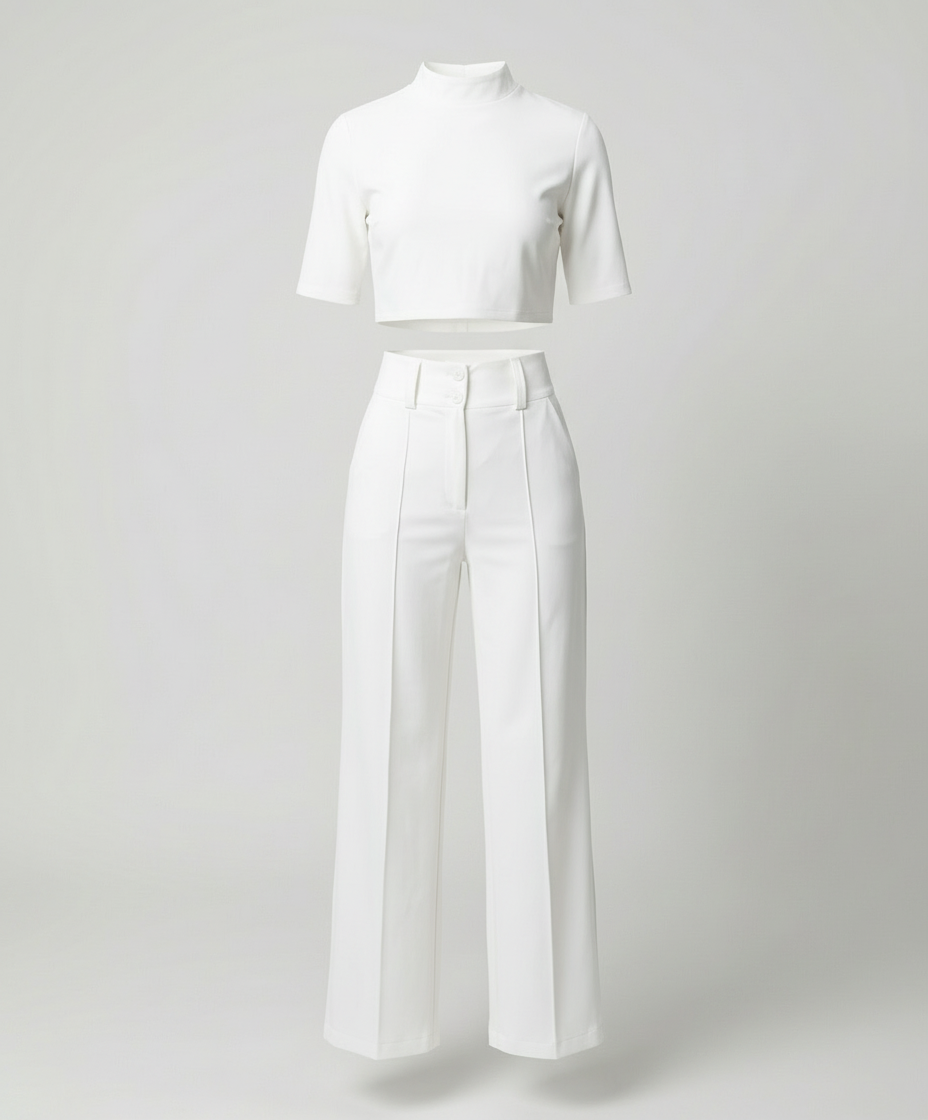Shop Nory | Eleganz Tailliertes Herbst-Hosenset für Stilvolle Looks