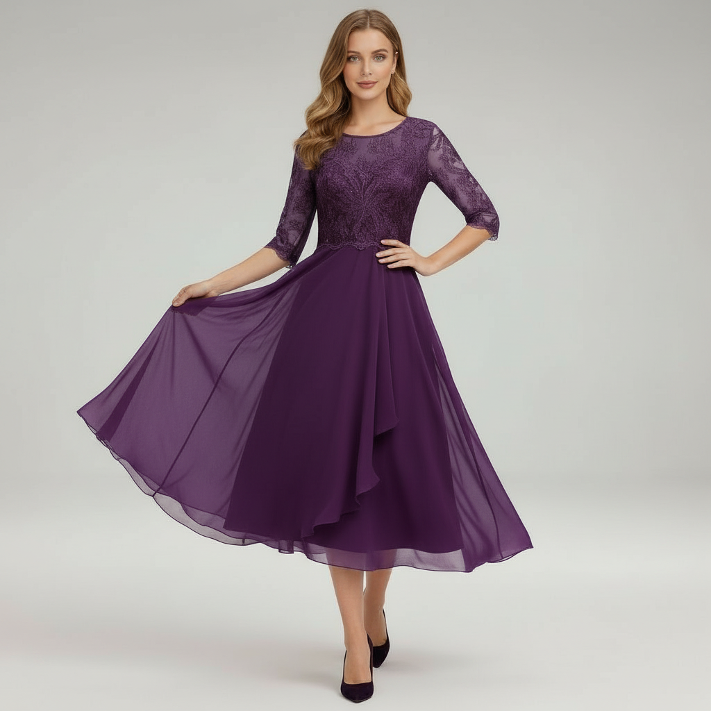 Schickes Bequemes Damenkleid | Heidi-Mode