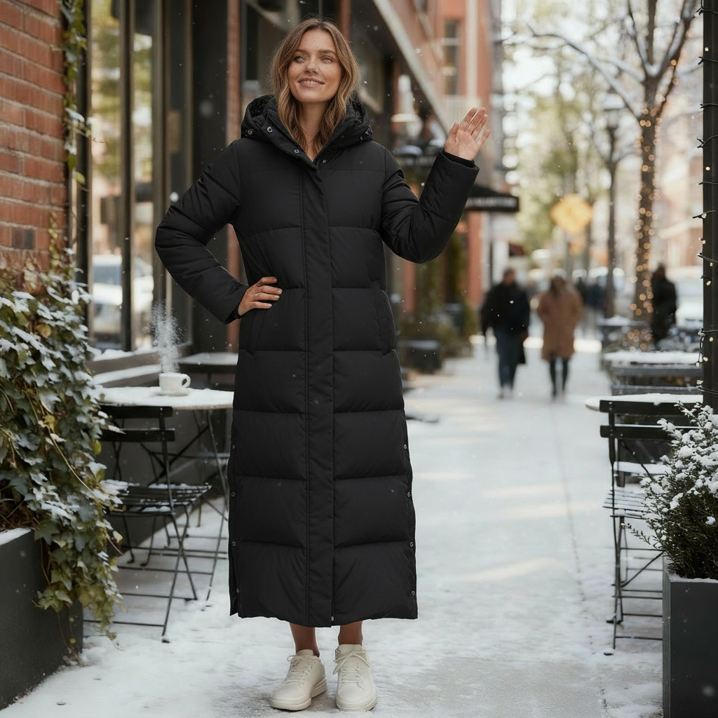 Elegante Winddichte Winterjacke