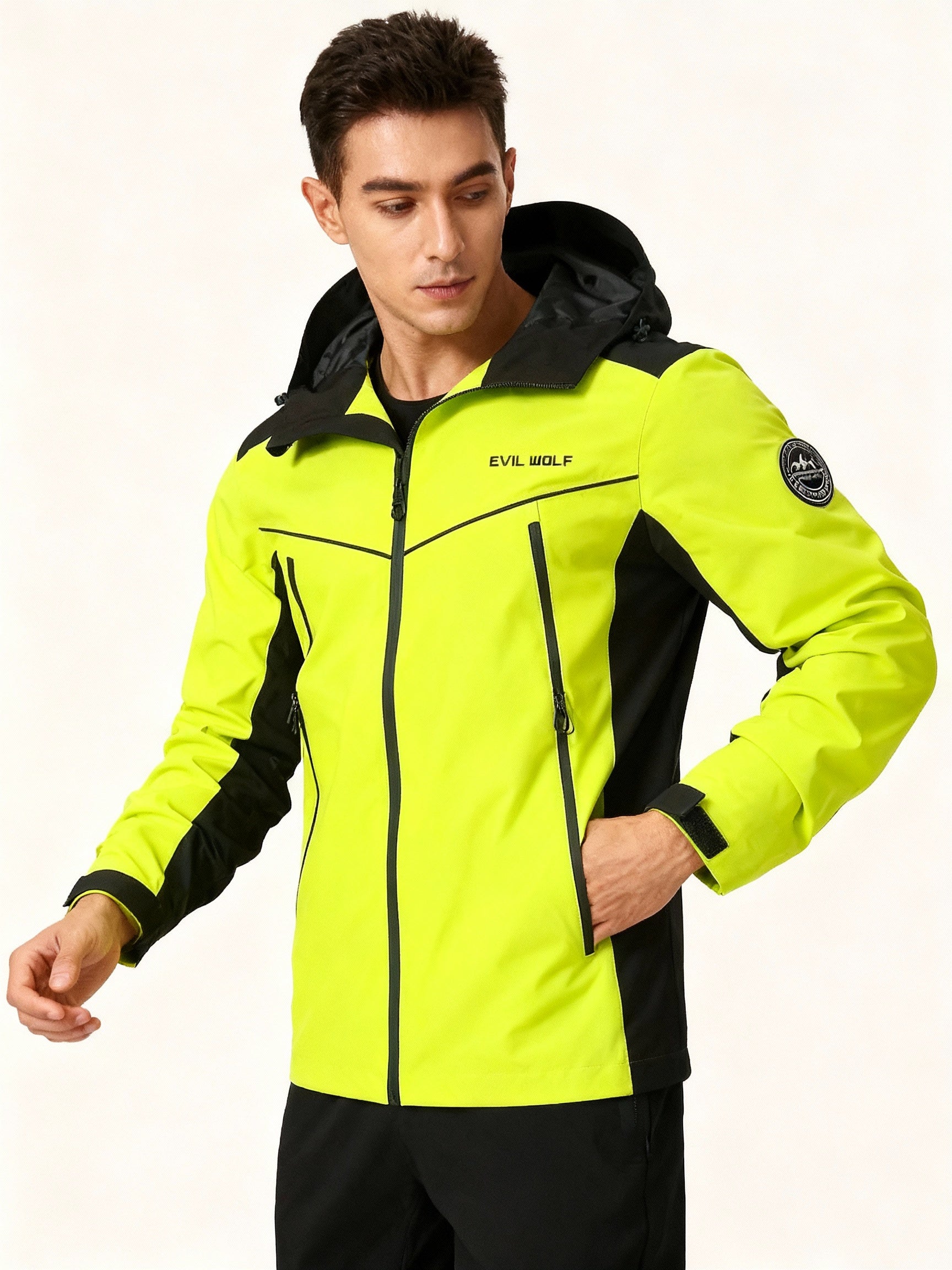 ShopNory | Outdoor-Jacke mit Reflektierendem Design – Wasserdicht & Sportlich