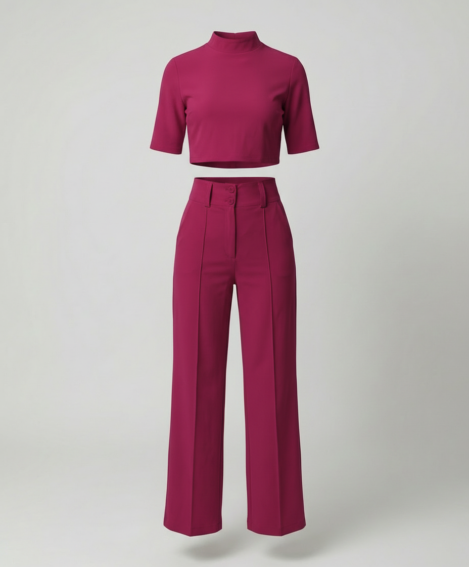 Shop Nory | Eleganz Tailliertes Herbst-Hosenset für Stilvolle Looks