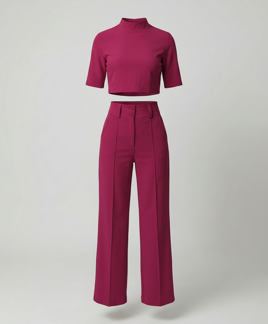 Shop Nory | Eleganz Tailliertes Herbst-Hosenset für Stilvolle Looks
