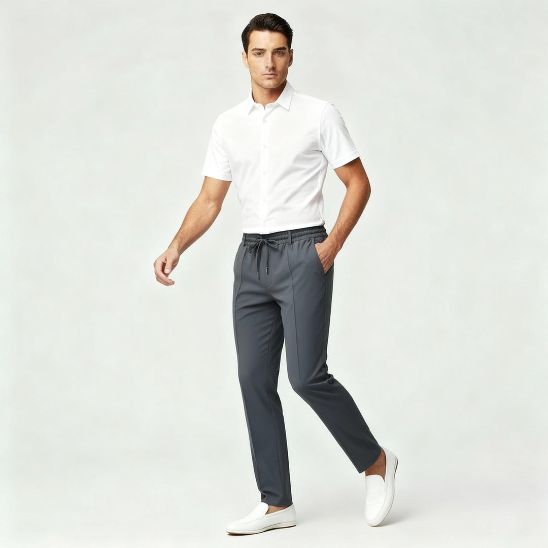 Herren Elegante Freizeithose Komfort