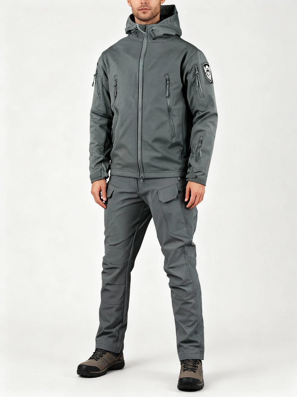 Herren multifunktionale Jacke mit Fleece-Innenfutter und Reißverschluss – ShopNory