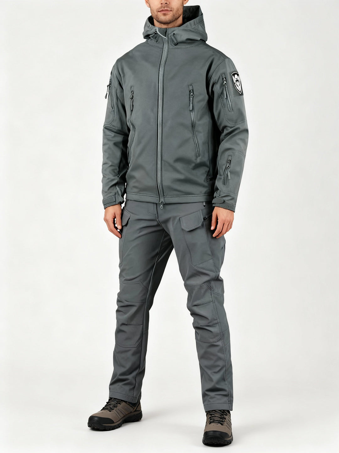 Herren multifunktionale Jacke mit Fleece-Innenfutter und Reißverschluss – ShopNory