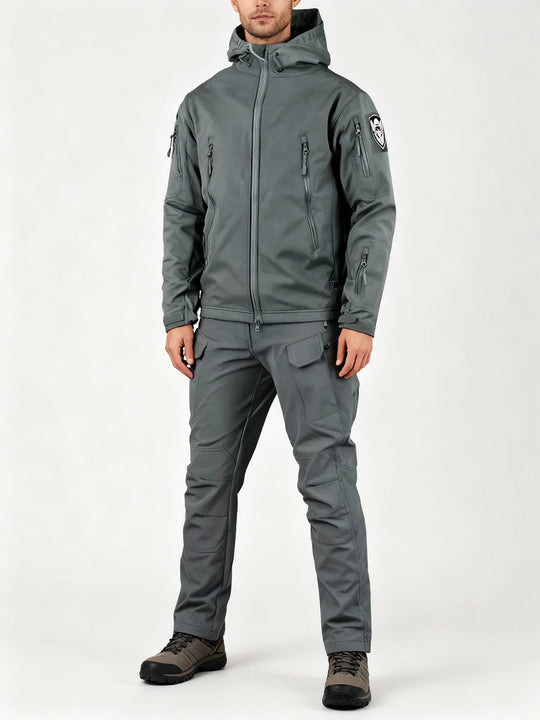 Herren multifunktionale Jacke mit Fleece-Innenfutter und Reißverschluss – ShopNory