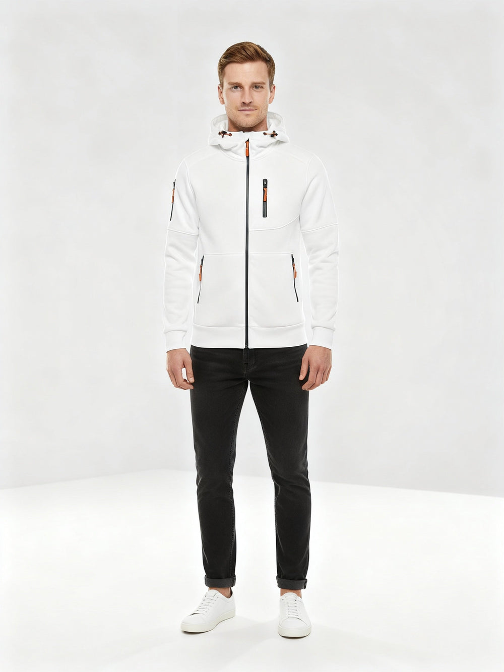 Herren Hoodie Mit Reißverschluss