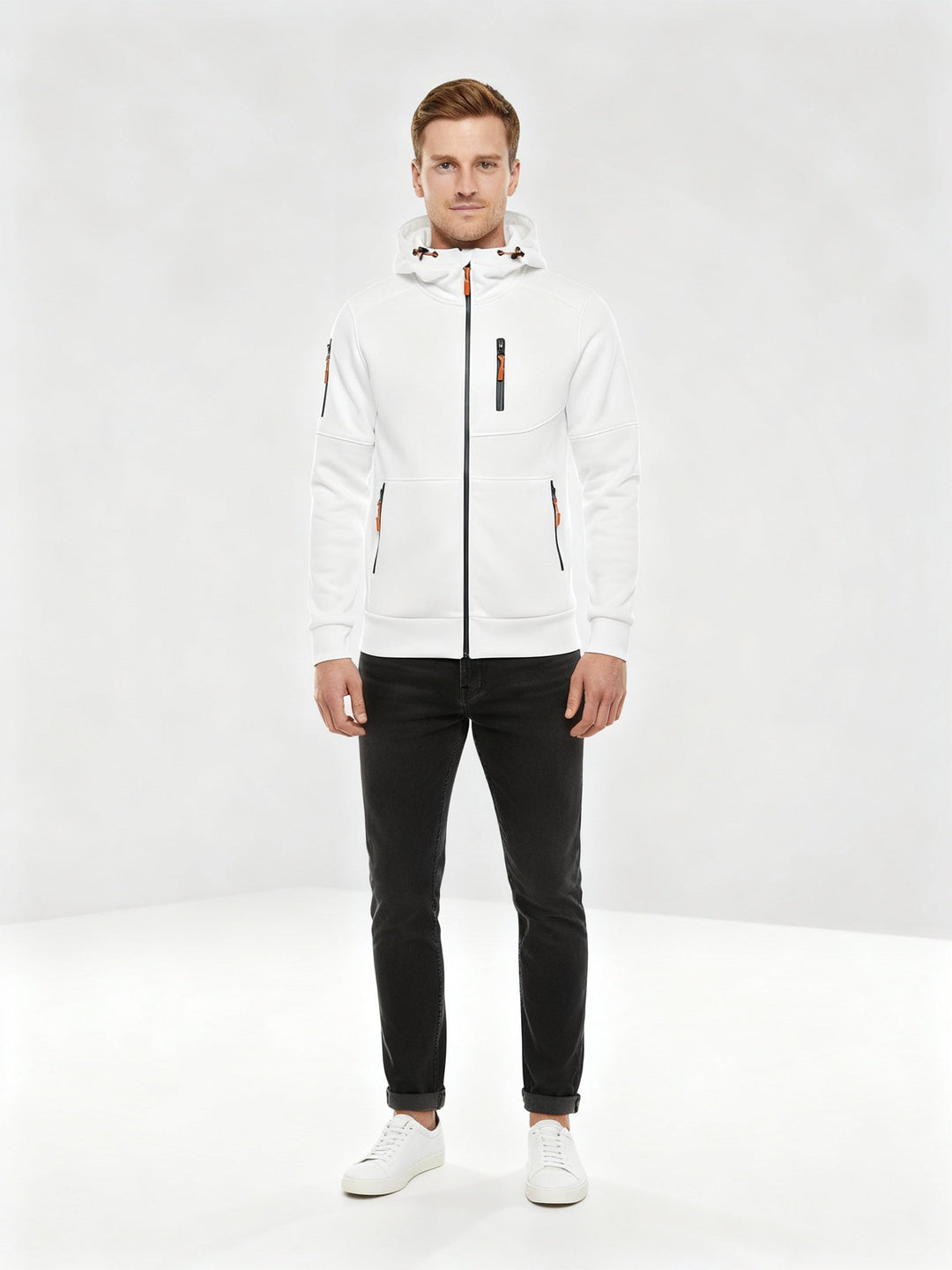 Herren Hoodie Mit Reißverschluss