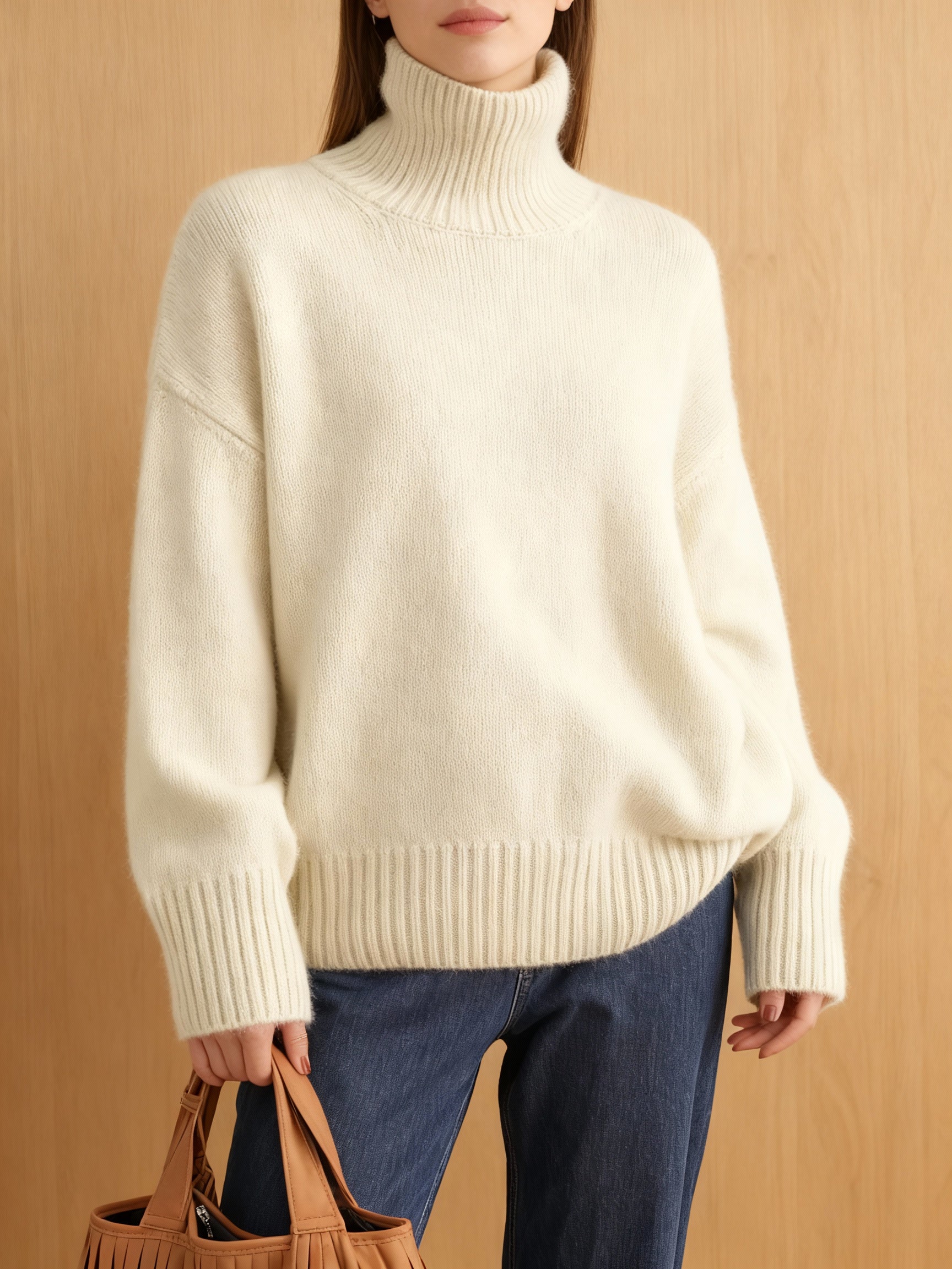 Damen Rollkragenpullover Linea | ShopNory