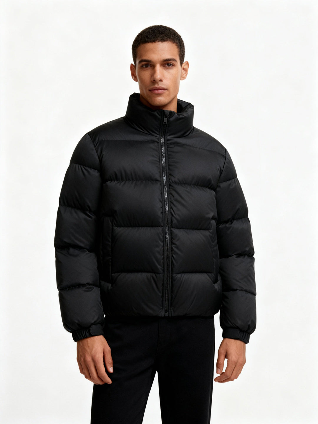 Herren Pufferjacke aus Entenfedern mit Wärme & Kapuze | Shop Nory