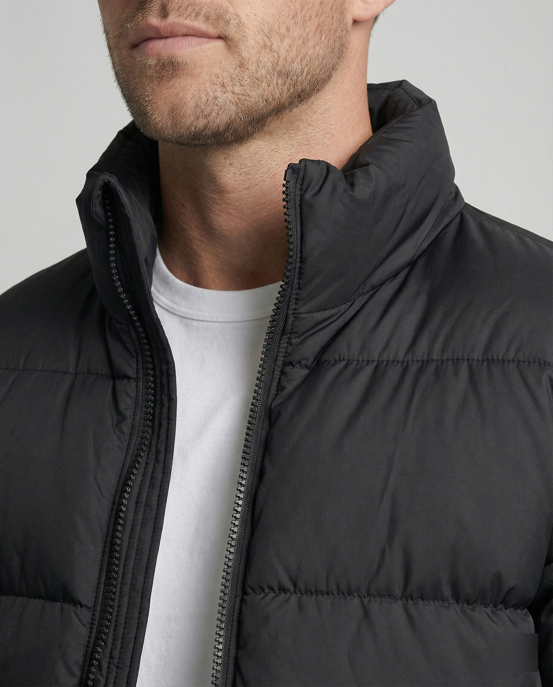 Herren Pufferjacke aus Entenfedern mit Wärme & Kapuze | Shop Nory