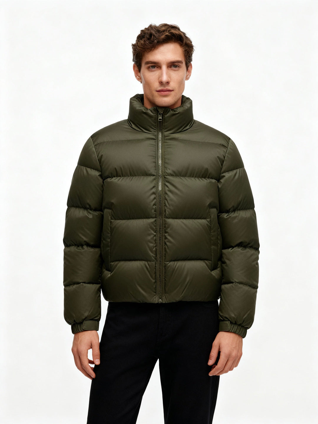 Herren Pufferjacke aus Entenfedern mit Wärme & Kapuze | Shop Nory