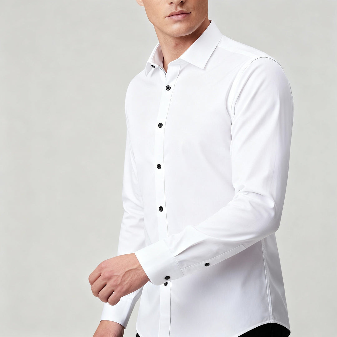 Bügelfreies Stretch Hemd Herren Slim Fit | ShopNory