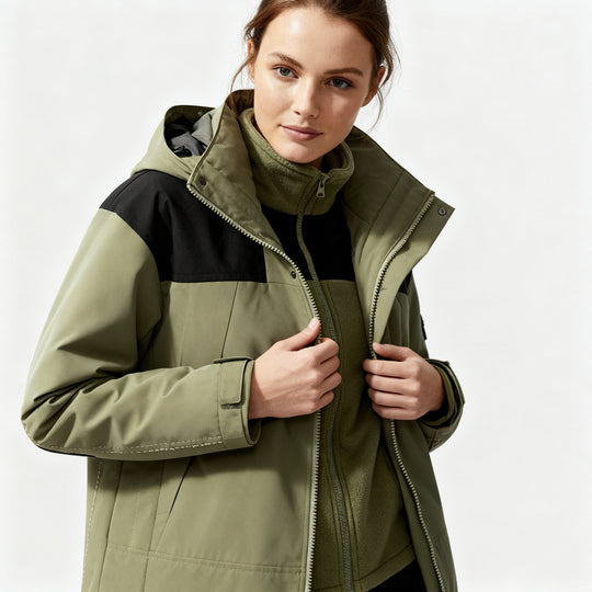 3-in-1 Fleece Winterjacke Komfort | R&B