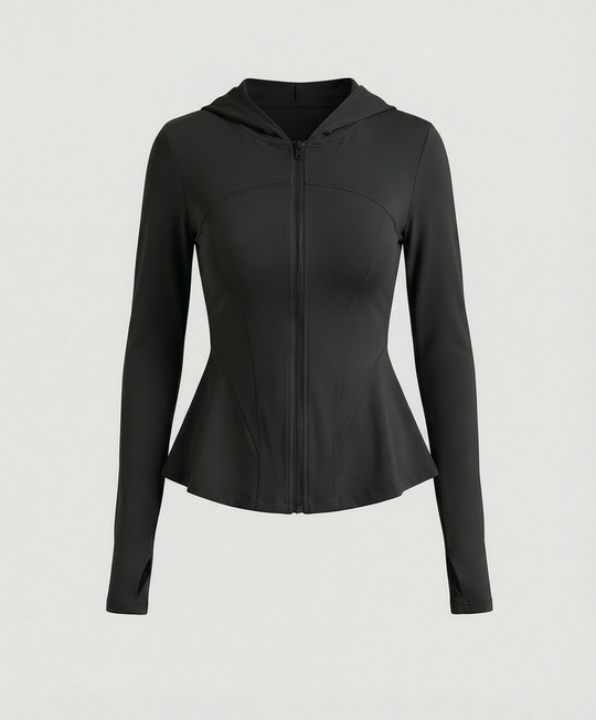 Leichte UV-Schutz Yoga Jacke Damen Slim Fit Kühlendes Material