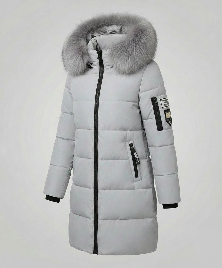 Winddichter Damen Puffermantel Warm