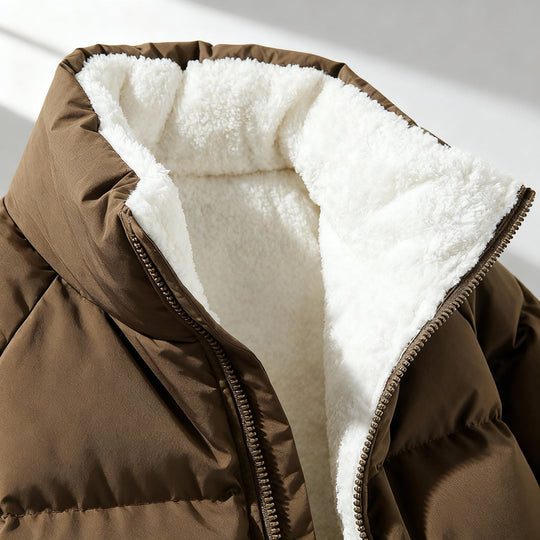 Warm Fleecegefüttert Leicht Pufferjacke Damen | Shop Nory