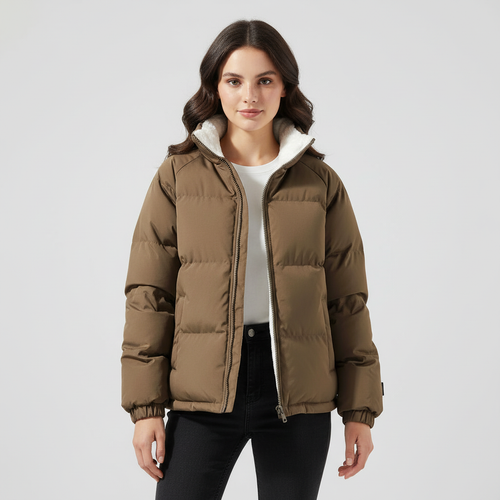 Warm Fleecegefüttert Leicht Pufferjacke Damen | Shop Nory