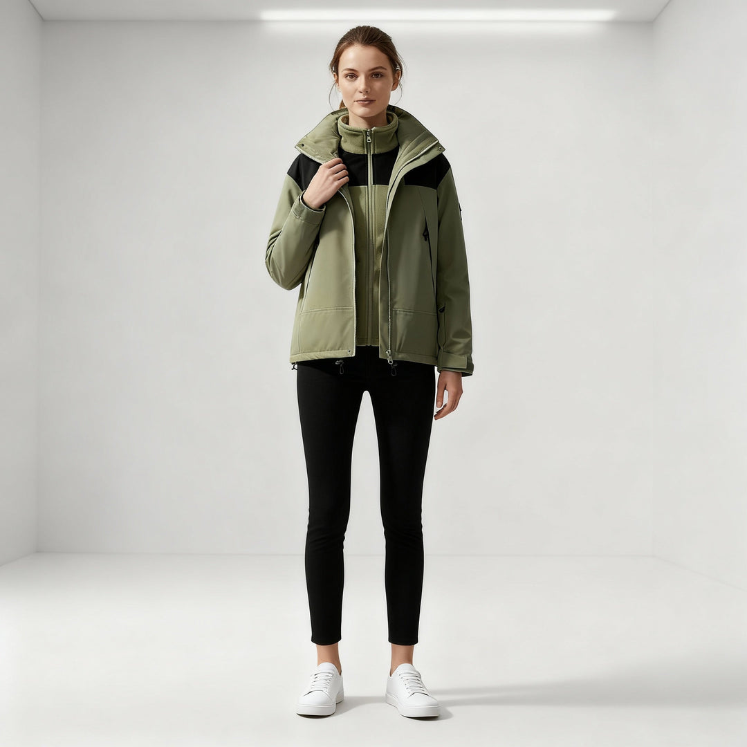3-in-1 Fleece Winterjacke Komfort | R&B