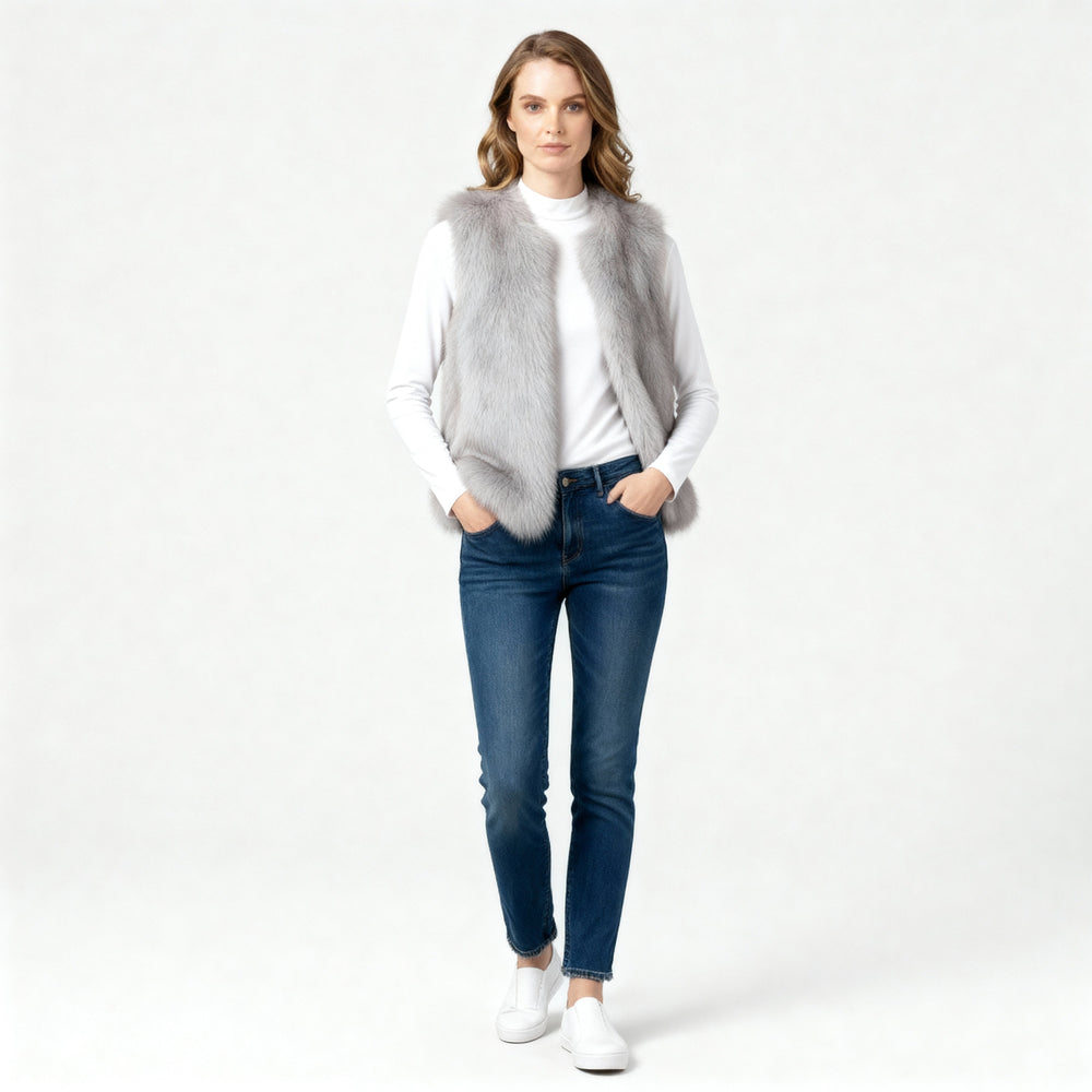 Damen Weste Luxus und Wärme für Kalte Tage | Heidi-Mode