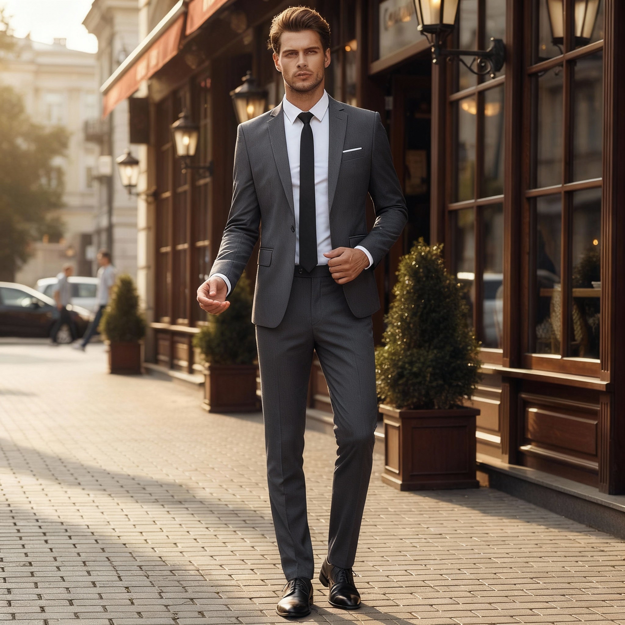 ShopNory | Herren Business Anzug 2-teilig – Sakko & Hose