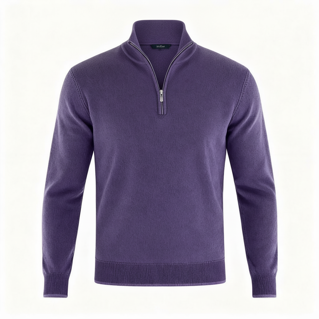 Eleganter Merino Komfort Pullover Damen Reißverschluss Moderne Strickware | Shop Nory