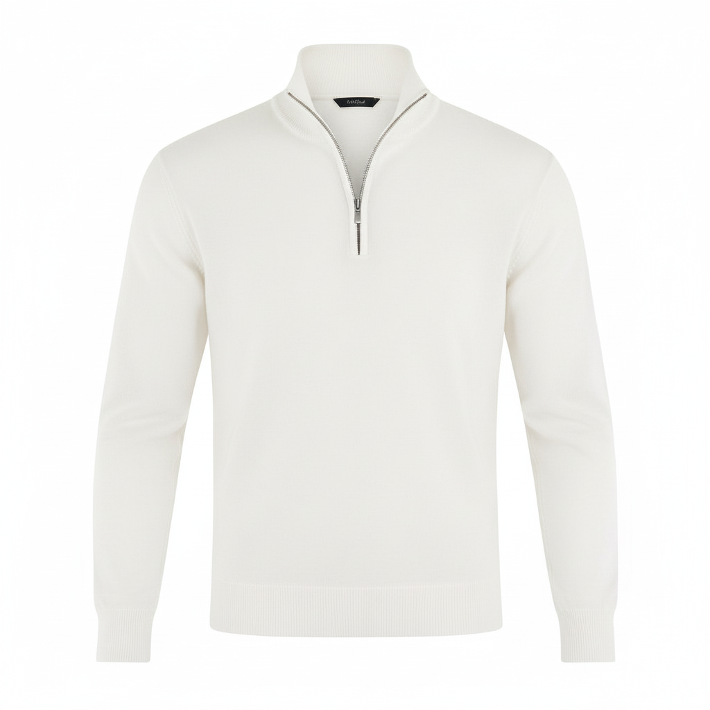 Eleganter Merino Komfort Pullover Damen Reißverschluss Moderne Strickware | Shop Nory