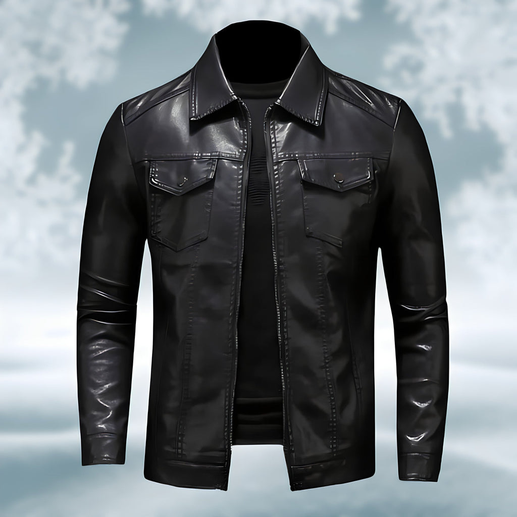 Stilvolle und Bequeme Schwarze jacke für Männer
