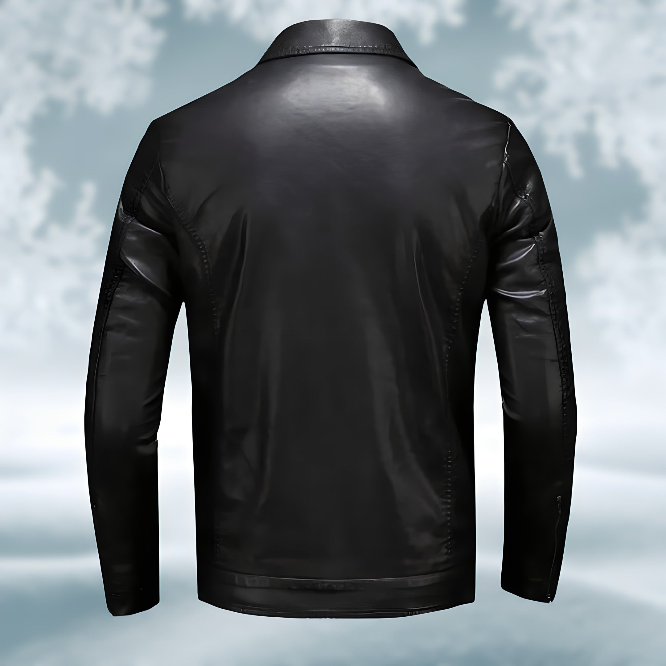 Stilvolle und Bequeme Schwarze jacke für Männer