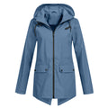 Wasserdichte Lange Jacke - Mit Kapuze & Stilvoll