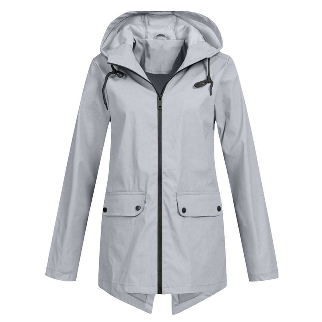 Wasserdichte Lange Jacke - Mit Kapuze & Stilvoll