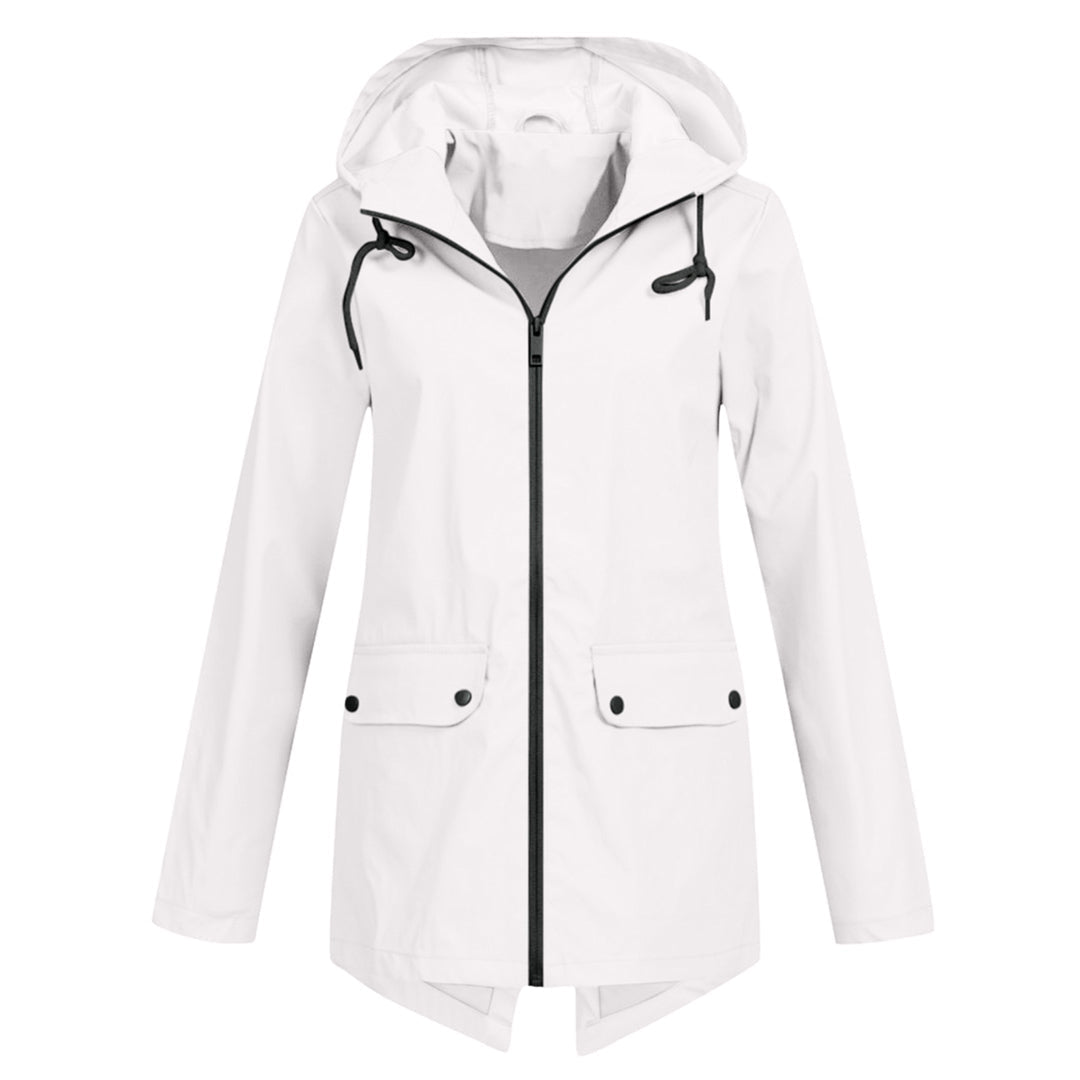Wasserdichte Lange Jacke - Mit Kapuze & Stilvoll