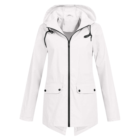 Wasserdichte Lange Jacke - Mit Kapuze & Stilvoll